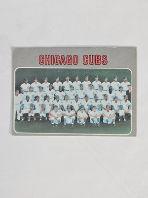 1970 Topps - Chicago Cubs team #593 EXCELLENT Card is scanned - Image 1 of 2