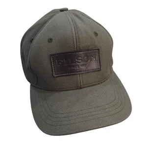 Gorra de leñador Filson para hombre sombrero ajustable con correa verde sombrero de camionero - Imagen 1 de 9