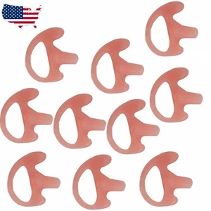 MOLDED EAR GEL INSERTS FOR EARPIECE ACOUSTIC TUBE - (QTY 10) RIGHT LARGE - Zdjęcie 1 z 2
