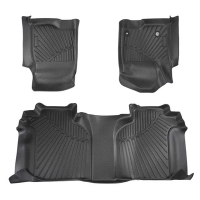 Floor Mats for Chevrolet Silverado/GMC Sierra 1500 2500HD 3500HD TPE 2019-2025 - Image 1 of 4