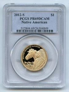 2012 S $1 Sacagawea Dollar PCGS PR69DCAM - Picture 1 of 1