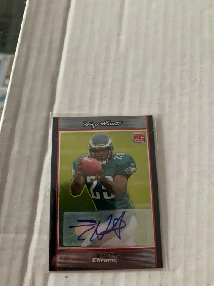 Tony Hunt 2007 Chrome Rookie Auto Card #BC70 - Image 1 of 1