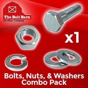 (1) Tornillos hexagonales M12-1,75x70 clase 10,9 pernos hexagonales, tuercas, arandelas, arandelas de bloqueo - Imagen 1 de 5