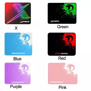 MAMBASNAKE 320x240mm Confezione Mouse Pad con Bordo Cucito, Gomma Antiscivolo per PC - Foto 1 di 13