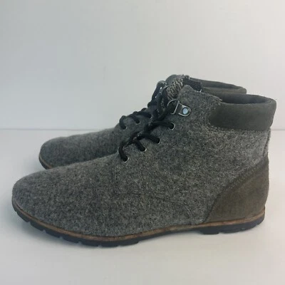 WOOLRICH Beebe Wool Lace Up Chukka Gray Winter Fall Hiking Boots Women's Size 7 - Image 1 of 4