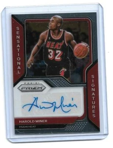 2020-21 Panini Prizm Harold Miner Sensational Signatures AUTO! 🔥Heat autograph - Picture 1 of 2