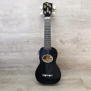 Eddy Finn Minnow EF-MBK  4 String Soprano Ukulele NEEDS STRINGS - Picture 1 of 12
