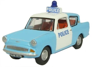 Oxford Diecast Ford Anglia 105E 'Police Panda' Die Cast Model 1:76 00 Scale - Picture 1 of 2