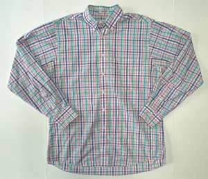 Camisa de sarga con botones de manga larga multicolor Izod para hombre talla regular 16 34/35 - Imagen 1 de 5