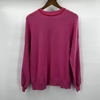 Suéter Boden para Mujer 8 Rosa Lana Mezcla de Cachemira Tejido Pull Over Crew Suave Foto 1 de 4