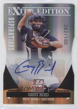 2011 Donruss Elite Extra Edition Aspirations Die-Cut Signatures Greg Bird Auto
