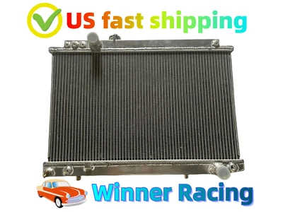 铝制散热器 适合丰田 Supra MK3 MA70;7M-GTE 3.0L M/T 56 毫米 — 第 1/4 张图片