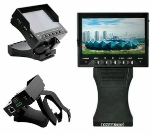 TESTER PORTATILE PER TELECAMERE CCTV AHD CON MONITOR 3.5'' TEST BATTERIA INTERNA - Picture 1 of 4