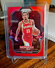 2023 Panini Prizm Monopoly #PS4 TRAE YOUNG Red Prizm SSP 17/99 HAWKS Atlanta