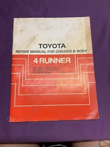 Toyota 4runner 1984 carrocería manual de reparación de servicio de fábrica 84-89 1984-1989 - Imagen 1 de 8