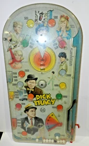 Vintage Dick Tracy 1967 Bagatelle flipper gioco abilità Louis Marx giocattoli RARO - Foto 1 di 3