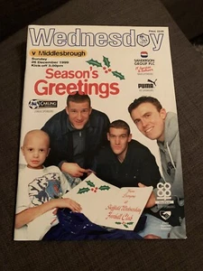 1999 Sheffield Wednesday V Middlesbrough Soccer/football Programme - Picture 1 of 2