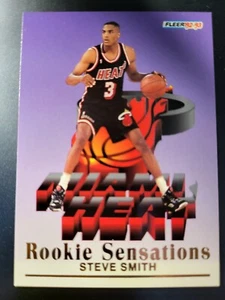 1992-93 Fleer Steve Smith RC Rookie Sensations Karte #11 VON 12 - Bild 1 von 2