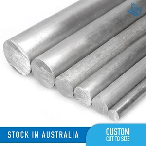 Aluminium Solid Rod Fine Round Bar Section 6060/6063/T5 Home Repair 6.3 to 25mm - Picture 1 of 11