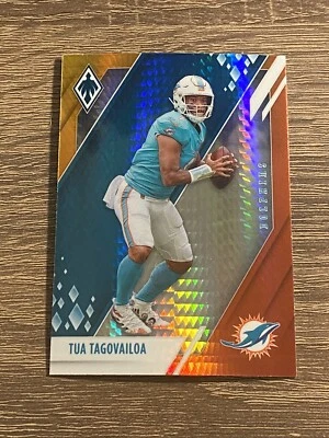 2021 Panini Phoenix - Fire Burst #76 Tua Tagovailoa - Image 1 of 2