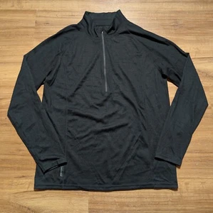 Craghoppers 1/4 Zip ShirtMens XXL Gray Merino Wool Blend Mid Layer Hiking - Picture 1 of 10
