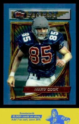 1994 Finest Marv Cook    #194 New England Patriots - Image 1 of 2