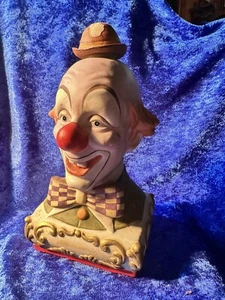 1978 Ezra Brooks Smiley Clown Porcelain Decanter Liquor Bottle 185 - Picture 1 of 5