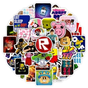 UK 50 Best Roblox Cool Sticker Pack Decal Vinyl Guitar Luggage Skateboard Laptop - Picture 1 of 14