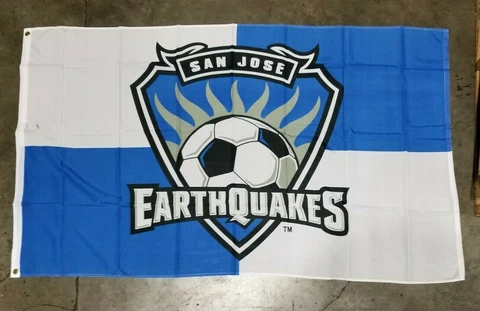 MAJOR LEAGUE SOCCER SAN JOSE EARTHQUAKES MLS TEAM FLAG BANNER Cover