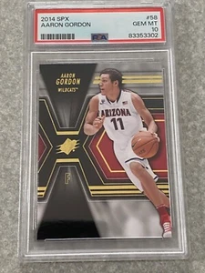 2014-15 Aaron Gordon Upper Deck SPX #58 Arizona Wildcats GEM MINT PSA 10 - Picture 1 of 2