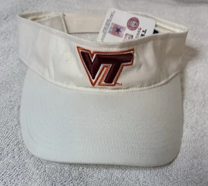 NWT Virginia Tech Hokies Visor with Adjustable Back Strap - Picture 1 of 4