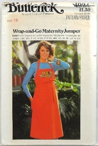 Jersey de maternidad Butterick 4924 Wrap and Go SIN CORTAR, busto 36 - Imagen 1 de 1