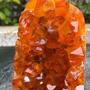 2.48LB Natural citrine geode quartz cluster crystal Cathedrals specimen Healing - Picture 1 of 13