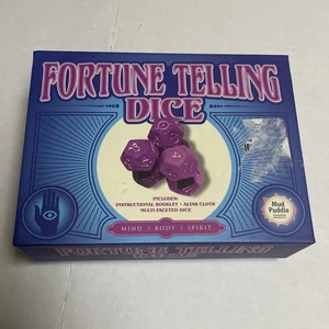 Mud Puddle Fortune Telling Dice with Booklet, Altar Cloth, Dice - Picture 1 of 8