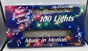 Kmart Harmonized Sound MUSIC IN MOTION String 100 Christmas Lights Action New - Picture 1 of 1