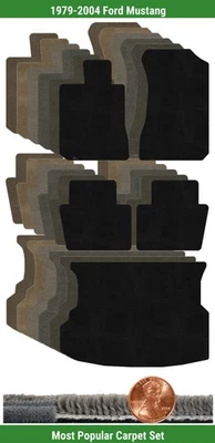 Juego de alfombrillas Lloyd Custom Ultimat para Ford Mustang 1979-2004 (5 piezas) #MC7 Foto 1 de 4