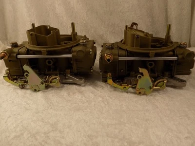 Holley Ford 2x4 shelby BJ BK clone matched pair RESTORED! 428 cobrajet mustang Foto 1 de 4