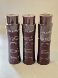 (3) New! Sealed Keranique Volumizing Keratin Conditioner 12 oz - Sealed RARE HTF - Picture 1 of 2