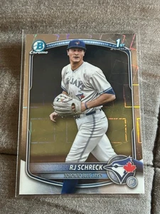 10258 2025 Bowman Chrome Laser 1st RJ Schreck Toronto Blue Jays - Bild 1 von 1