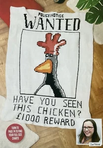 Crochet Pattern Wallace & Gromit - Feathers McGraw - Throw - Blanket - Picture 1 of 2