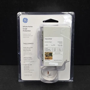 General Electric GE THQLSURGE2 Whole Home Surge Protection, 240VAC / 25kA, New! - Picture 1 of 4