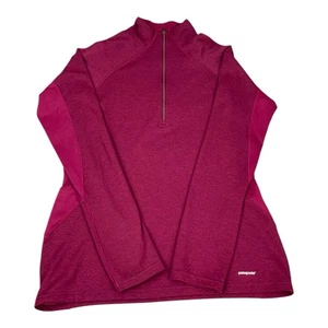 Patagonia Capilene 3 Midweight 1/4 Zip Baselayer Top Red, Women’s Size Small - Picture 1 of 9