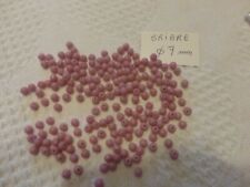lot de 200 perle ancienne bijou rose poudre 7 mm ronde perle de Briare  