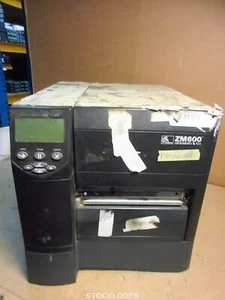 Zebra ZM600 ZM600-300E-0000T USB Barcode Label Printer Drucker LOCKED WITH PASS - Afbeelding 1 van 4