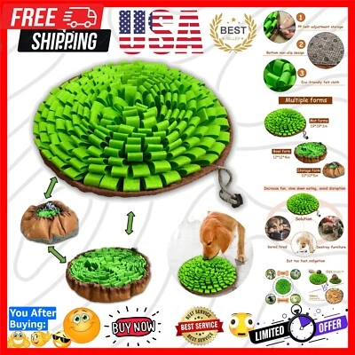 Compact Snuffle Mat for Dogs - Engaging Foraging Toy for Every Pet Adventure - Image 1 of 4