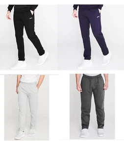 Slazenger Open Hem Fleece Pant Tracksuit Bottoms Jogging XS S M L XL XXL 3XL 4XL - Picture 1 of 12