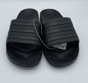 Adidas ADILETTE AQUA womens shower slide sandals black size 7 new