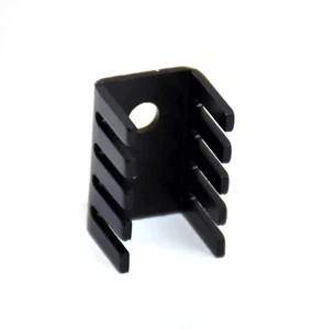 10pc Transistor TO-220 TO-126 Aluminum Heat Sink * 13x12mm WxD H=19mm Black - Picture 1 of 5