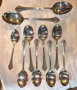 Löffel Rembrandt Stainless Distinction Deluxe von Oneida Silber 10 Stück - Bild 1 von 6
