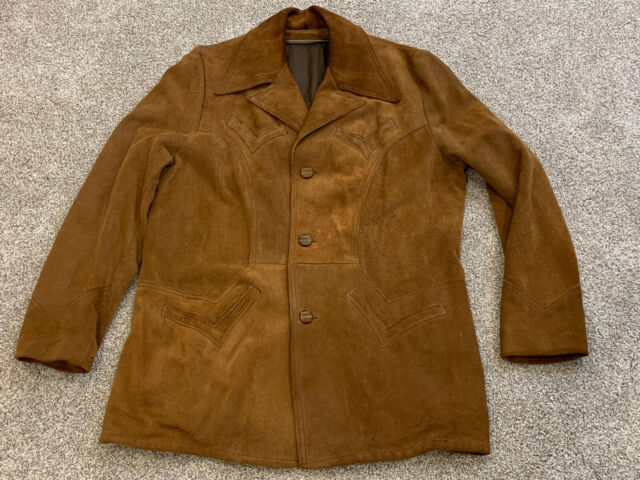 Suede Casual Vintage Outerwear Coats & Jackets for Men for sale | eBay